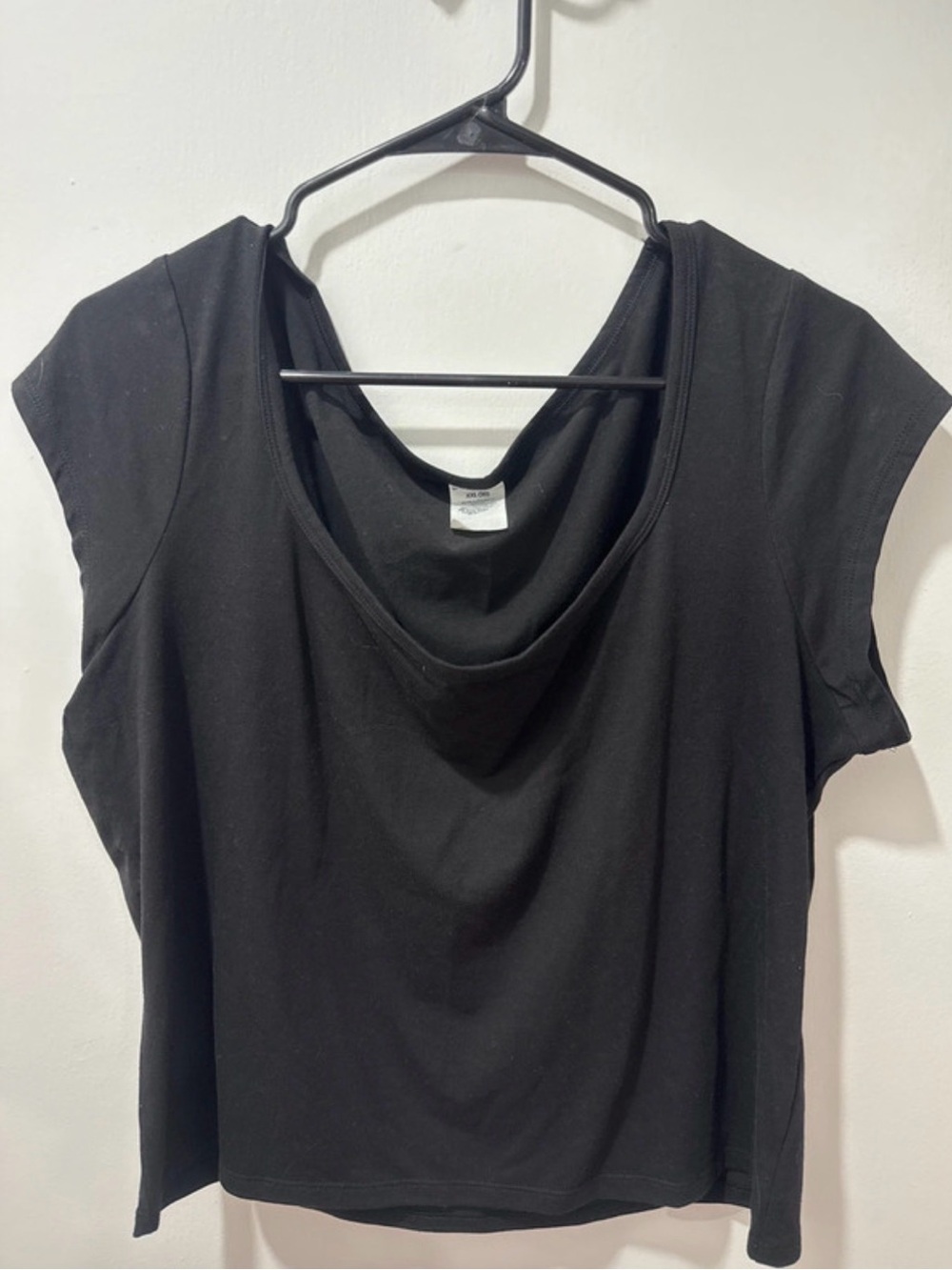 No Boundaries Black Scoop Crop Top